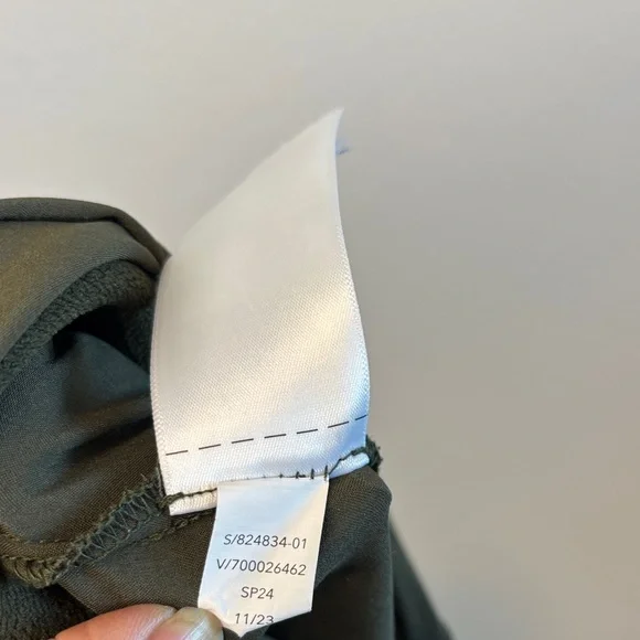 Athleta Brooklyn Utility Jumpsuit Olive Green Style 824834 14 - Picture 11 of 16